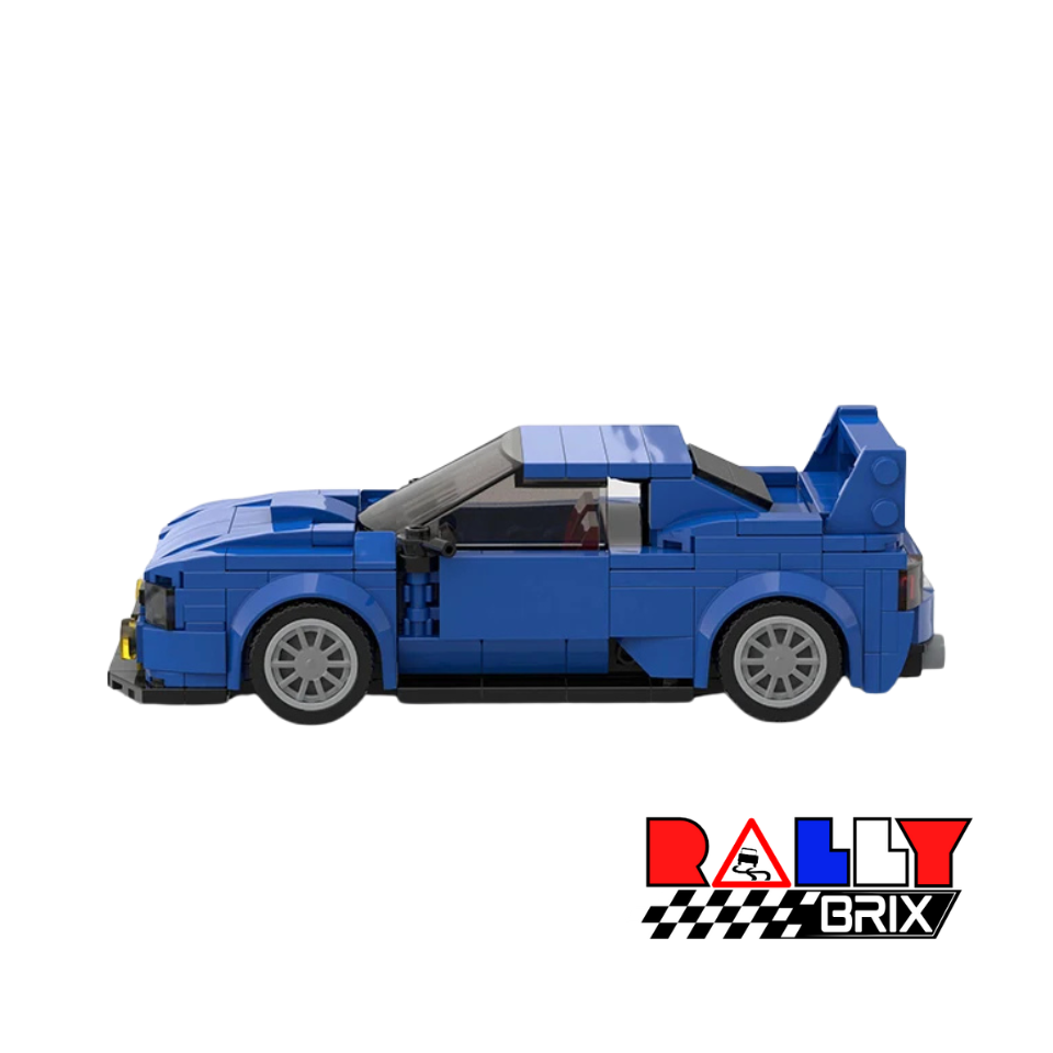 Blue Subie WRX STi Turbo Style Rally Car WRC 4x4 JDM Scooby Racer 308 Pieces