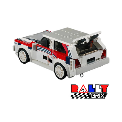 Lancia Delta HF Integrale Rally Car Block Brick Set Model 254 Pieces