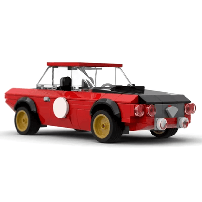 Kit de modèle de voiture de rallye rétro Lancia Fulvia Coupé 262 pièces