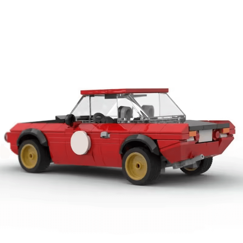 Kit de modèle de voiture de rallye rétro Lancia Fulvia Coupé 262 pièces