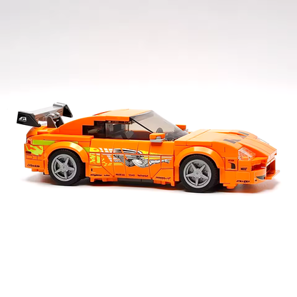 Supra MK4 Turbo 2JZ Style JDM F&F Brick Car Set 379 Pieces