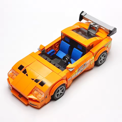 Supra MK4 Turbo 2JZ Style JDM F&F Brick Car Set 379 Pieces